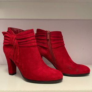 IMPO Red Velvet Booties